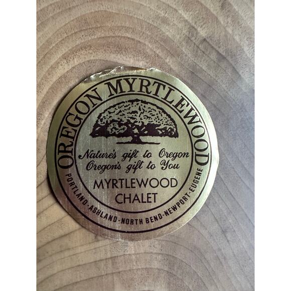 Indian Folk Art Painted Myrtlewood Alix Mosieur Native American - Picture 5 of 5